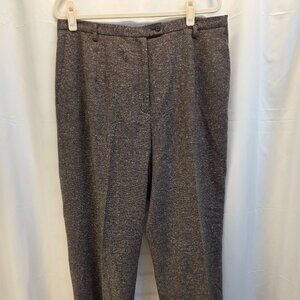 Pendleton Plus Tweed Lambs wool, wool, Silk Brown Trouser pants Size 18W Slacks